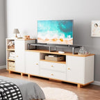 aboxoo 59" Large TV Riser Stand for 32-75 Inch TV, TV Shelf with Steel Legs - Image 7