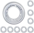 9 Pack 9" Lazy Susan Turntable Bearing Plate, Heavy Duty 750lbs Load Capacity, Lazy Susan Turntable Ball Bearing for Rotating Table, Serving Tray, Kitchen Storage(Silvery) by Unknown