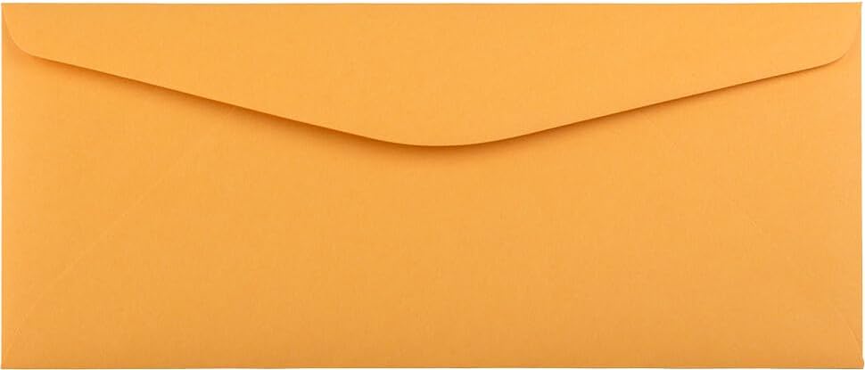 JAM PAPER #11 Envelopes - 4 1/2 x 10 3/8 - Brown Kraft Manila - Bulk 250/Box by JAMPaper