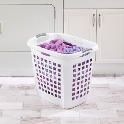Sterilite Ultra Easy Carry Hamper, Laundry Basket Organizer, 8-Pack - Image 3