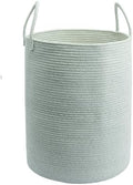 XUANGUO Cotton Rope Laundry Basket Hamper for Clothes,Large green by XUANGUO