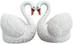 Swan Book Ends Decorative Bookends for Shelves, Elegant Swan Bookends for Bookshelf Decor, Animal Decorative Book Stoppers for Home Office by Dwelloria