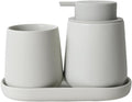 BosilunLife Ceramic Bathroom Accessories Set 3 Pcs by BosilunLife