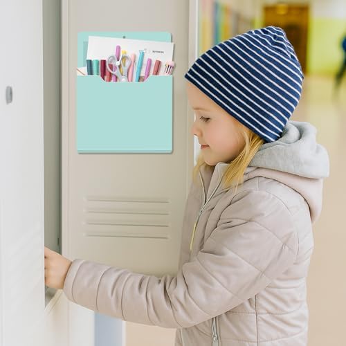 Fuutreo Magnetic Wall File Holder,6pcs,Aqua Green,Vertical-large - Image 5