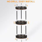 3 Tier Lazy Susan Organizer - 360° Rotating Spice Rack - Image 7