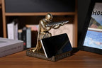 Windbreaker Soldier Knight Pen Holder Personalized Desk Accessory Bronze - Image 3