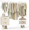 SONGMICS Portable Closet Wardrobe, Freestanding Clothing Rack by SONGMICSbySONGMICSHOME