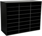 24 Slot Literature Organizer, Wooden Mail Sorter for Classroom by Unknown