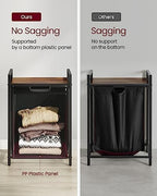VASAGLE Laundry Hamper with Shelf, 1 Pull-Out Bag, 17.2 Gallons (65L) - Image 6