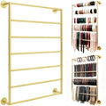 7 Tier Scarf Display Rack Tie Hijab Ribbon Organizer Gift Wrap Paper Holder by kunghei