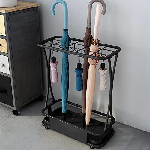 GeLive Umbrella Holder Entryway Umbrella Display Stand Rack Umbrella Container Cane Rack Walking Stick Stand Golf Club Organizer Metal Home Office Patio Decor Indoor Outdoor Stored 31 Umbrellas by GeLive