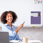 Fuutreo Magnetic Wall File Holder,6pcs,Violet Color,Vertical-large - Image 6