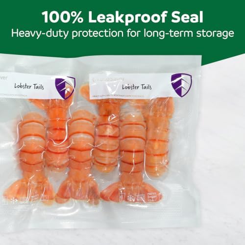 FoodSaver Heavy Duty Vacuum Sealer Rolls, 4 Pack 8" x 17.5' Rolls (70 Total Feet), 30% Thicker BPA-Free Bags for Food Storage, Sous Vide, Meal Prep - Image 4
