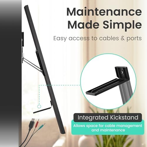 ynVISION.DESIGN Ultra Slim TV Wall Mount for 32-65" TVs, Frame, Pack of 4 - Image 6