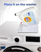 Liquid Laundry Detergent Holder Stand with Drip Tray - 2 Pack - White - Image 5