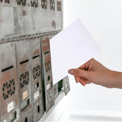 100pcs White Paper Xmas Business Letter Envelopes for Receipts - Image 6