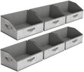 SONGMICS Storage Baskets, Set of 6, Foldable Closet Organizer for Shelves by SONGMICSbySONGMICSHOME