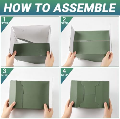 4 Pack Heavy Duty Extra Large Cardboard Magazine Holder 10.6x7.5x12 - Image 4
