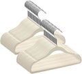 GoodtoU Velvet Baby Clothes Hangers 50 Pack 11.8 Inch Beige by GoodtoU