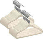 GoodtoU Velvet Baby Clothes Hangers 50 Pack 11.8 Inch Beige by GoodtoU