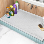 TigeJoy Under Sink Mats for Kitchen Waterproof 25" x 22", Cabinet Liner by TigeJoy