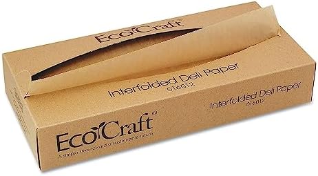 Bagcraft Ecocraft Interfolded Soy Wax Deli Sheets, 12 X 10.75, 500/box, 12 Boxes/Carton by CleanItSupply