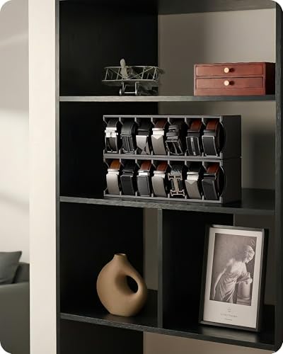 Lolalet Belt Organizer for Closet, Belt Box & Storage Drawer -Black - Image 2