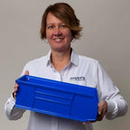 Akro-Mils 30234 AkroBins Plastic Storage Bins, 15"x5"x5", Green, 12-Pack - Image 3