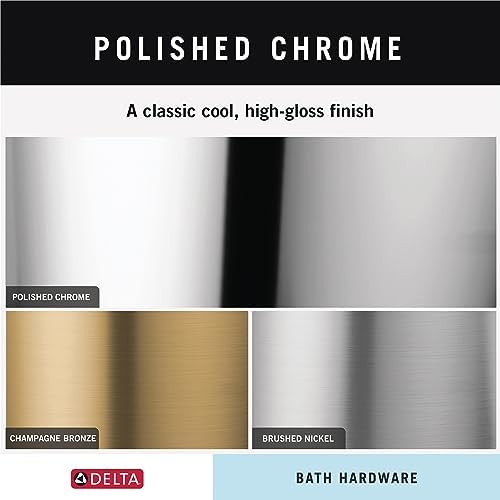Delta Towel Rack | 18 Inch Polished Chrome Towel Bar for Bathroom, Kitchen | Cassidy Accessories - Image 4