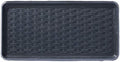 HF by LT Panama Weave Rubber Boot Tray, 32 x 16 inches, One-Piece Seamless Construction, Durable Vulcanized Rubber, Year Round Use Indoors or Outdoors, Black by HFbyLT