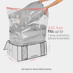 Compactor XXL Vacuum Storage Bag & Semi-Rigid Box, Closet Organizer, 210L - Image 5