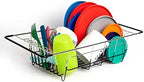 Better Houseware Over The Sink Dish Drying Rack, Space-Saving Stainless Steel Dish drainers for Kitchen Sink, Adjustable Sink Dryer Rack for Dishes by BetterHouseware