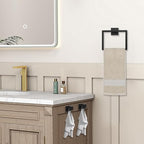 JOPOFI 5 Piece Towel Bar Set - 23.6Inch Bathroom Towel Holder - Matte Black - Image 3