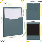 Gilprop 12 Pack Magnetic File Holder for Whiteboard, 10"x13"x1.2" - Image 2