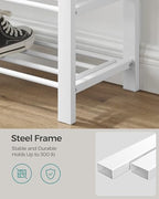SONGMICS Shoe Bench, Storage Bench, Entryway Bench with Cushion - Image 4