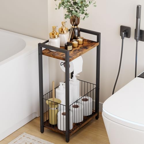 IBUYKE Toilet Paper Holder Stand Bathroom Tissue Roll Dispenser UTLJ020H - Image 5