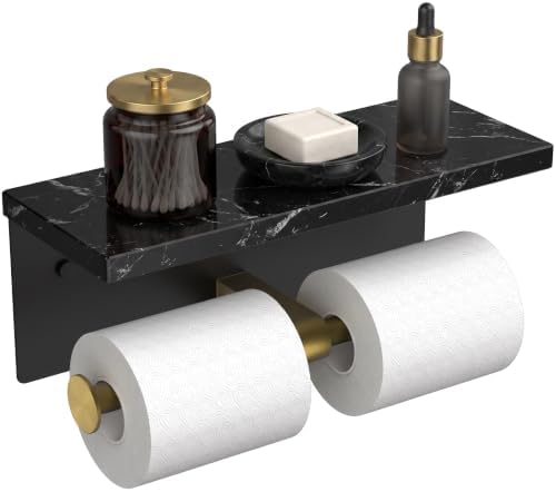 FORIOUS Toilet Paper Holder with Shelf, Commercial Toilet Paper Dispensers by FORIOUS
