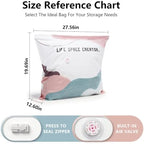 2026 New Space Bags No-Pump Vacuum Storage | Reusable Vacuum Seal Storage Bags - Image 2