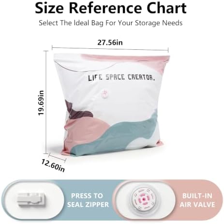 2026 New Space Bags No-Pump Vacuum Storage | Reusable Vacuum Seal Storage Bags - Image 2