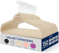 SereneLife Velvet Hangers – 150 Pack, Slim & Space Saving for Closets by SereneLife