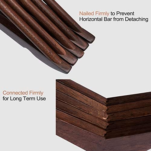 Solid Wooden Hangers 20 Pack, Wood Suit Hangers with Extra Smooth Finish, Precisely Cut Notches and Chrome Swivel Hook, Wooden Clothes Hangers for Shirt Coat Jacket Dress - Image 4
