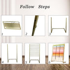 10 Tier Metal Freestanding Scarf Display rack for Commercial Clothing Store - Image 6