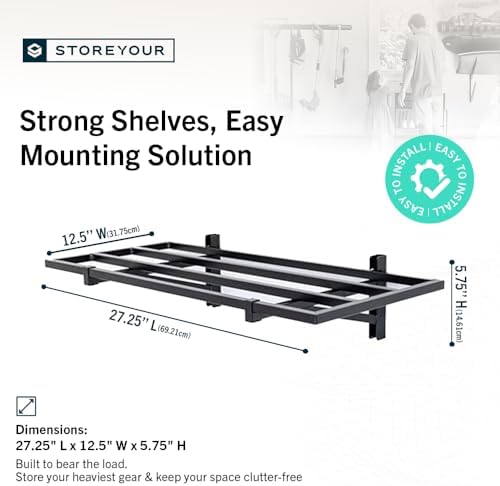 StoreYourBoard Garage Wall Shelf, 1x2 ft, Holds 200 lb, 2 Pack - Image 2