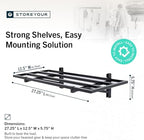 StoreYourBoard Garage Wall Shelf, 1x2 ft, Holds 200 lb, 2 Pack - Image 2
