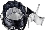 Circular Hairdressing Bag, 2 Piece Set Hairstylist Travel Bag, Large Capacity Makeup Bag for Hairstylist, Barber Tools Storage Organizer with Heat Insulation Material, Waterproof Shower Toiletry Bag - Image 5