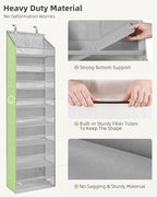 STORAGE MANIAC Over Door Organizer Hanging Shelves Large Clear Deep Pockets - Image 4