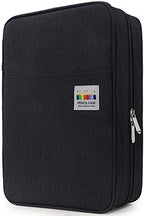 YOUSHARES Big Capacity Colored Pencil Case - 300 Slots large Pen Case Organizer with Multilayer Holder for Prismacolor Colored Pencils & Gel Pen (Black) by YOUSHARES