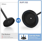 RUMOSE Toilet Paper Holder Stand for Floor Free Standing, Black - Image 4