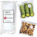 Chef Preserve Reusable Vacuum Sealer Bags for Food – 30 BPA-Free Food Storage Bags, Freezer, Microwave – Odor-Resistant, Leak-Proof – Compatible with Chef Preserve Vacuum Sealers by ChefPreserve
