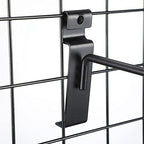 Oudain Gridwall Peg Hooks, Black Metal Hangers, 25 Pack, 4 Inch - Image 5